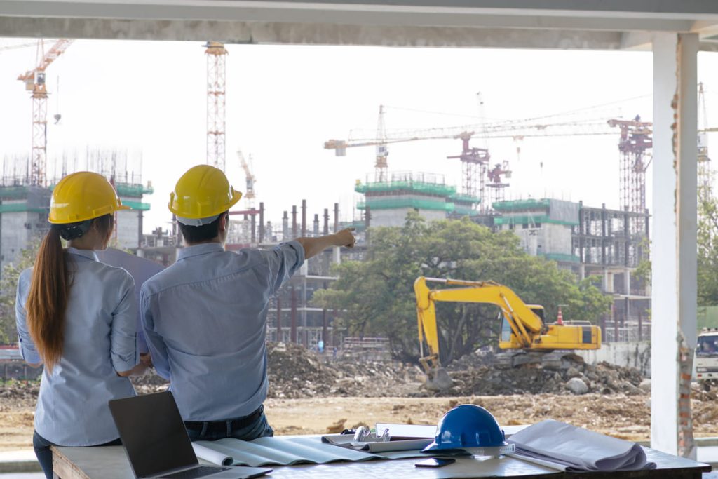 engineer-group-worker-meeting-discussion-with-construction-blueprint-site-work-point-finger-work-site